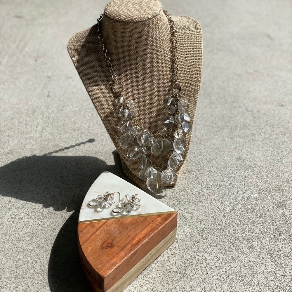 Jeweled Necklace and Earring Set - Picture 10 of 12